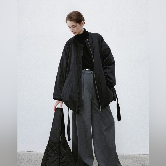 NWOT Tageechita Tie Waist Down Jacket Scarf Set - Picture 5 of 12